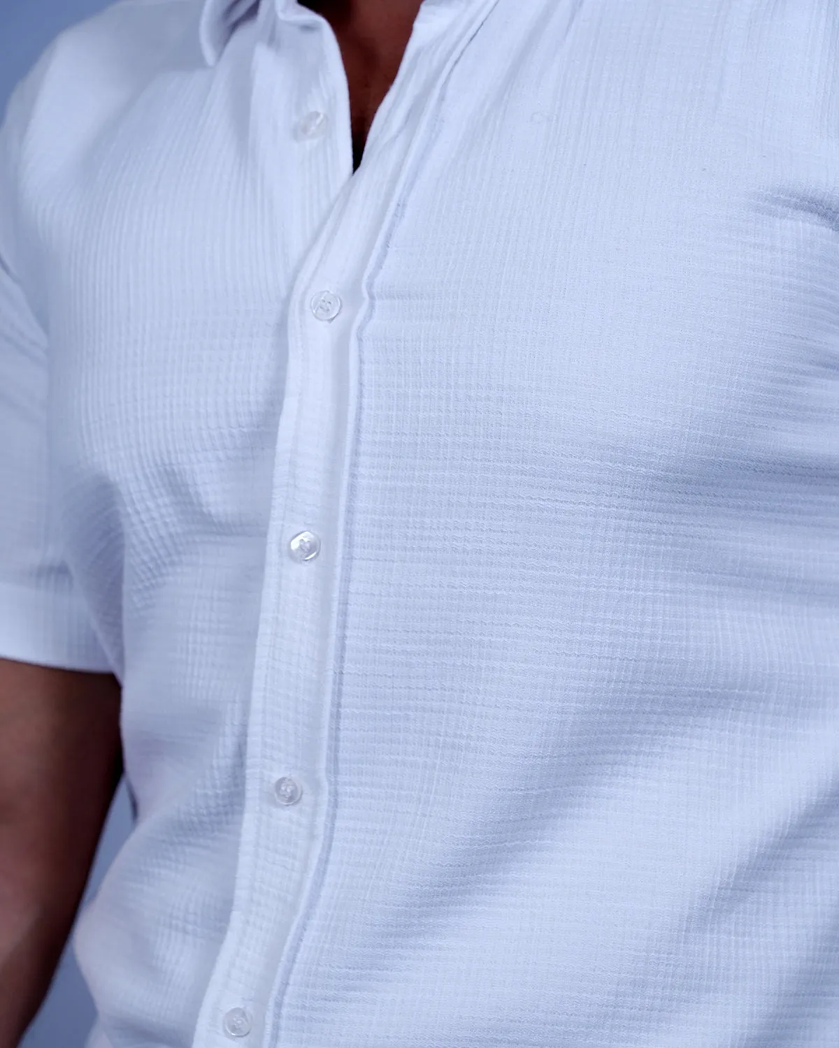 2H Short Sleeve Linen Shirt