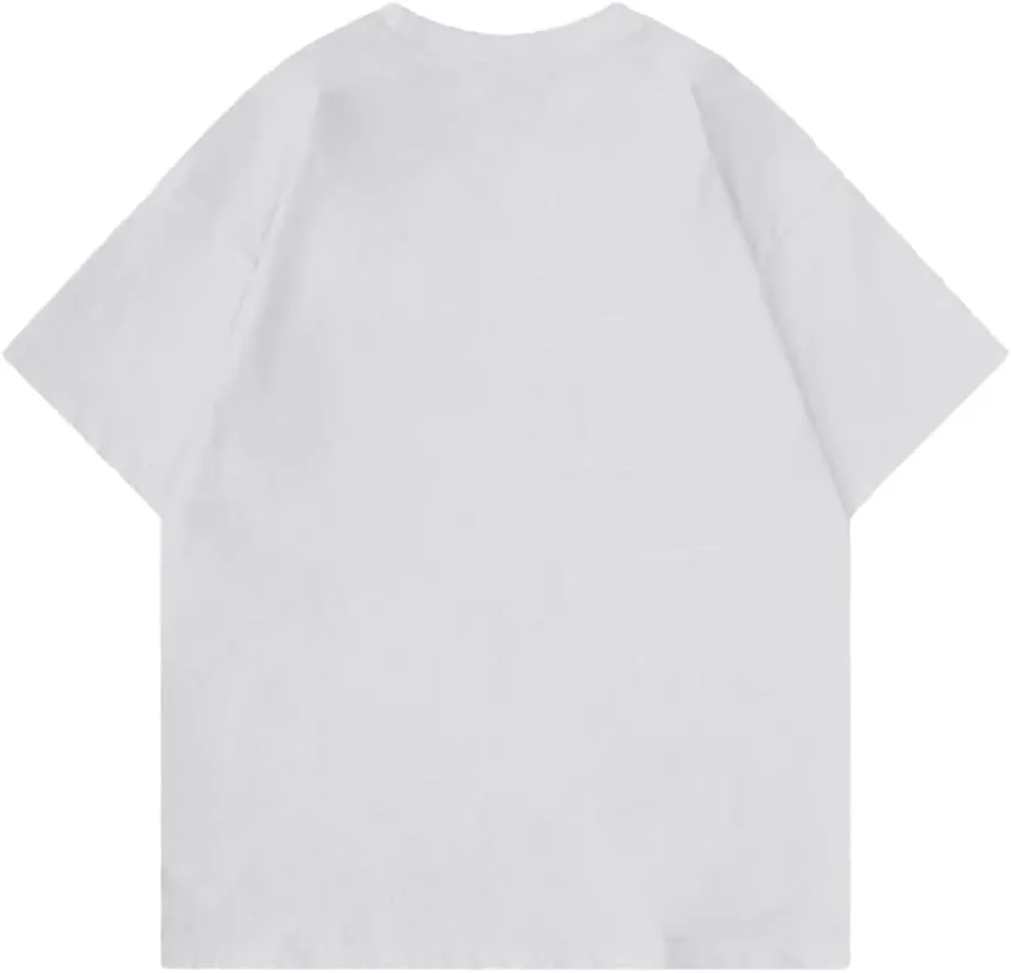 Aelfric Eden Oversized Graphic Tees Women Streetwear Casual Heart Print Angel Cartoon Unisex Summer Tops