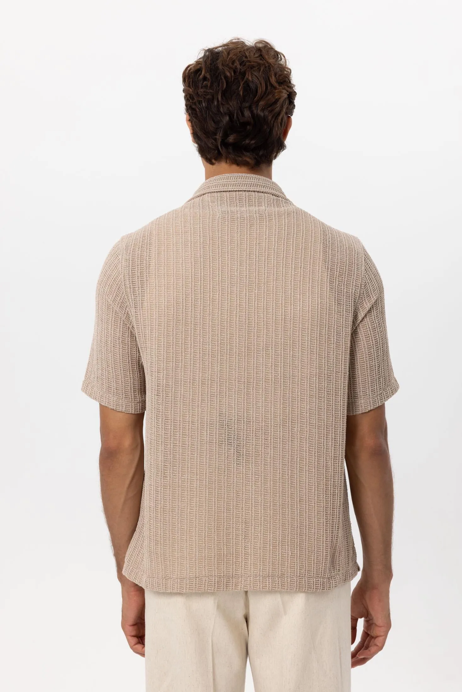 ANT Textured Crochet Men's Shirt - South Brunswick
