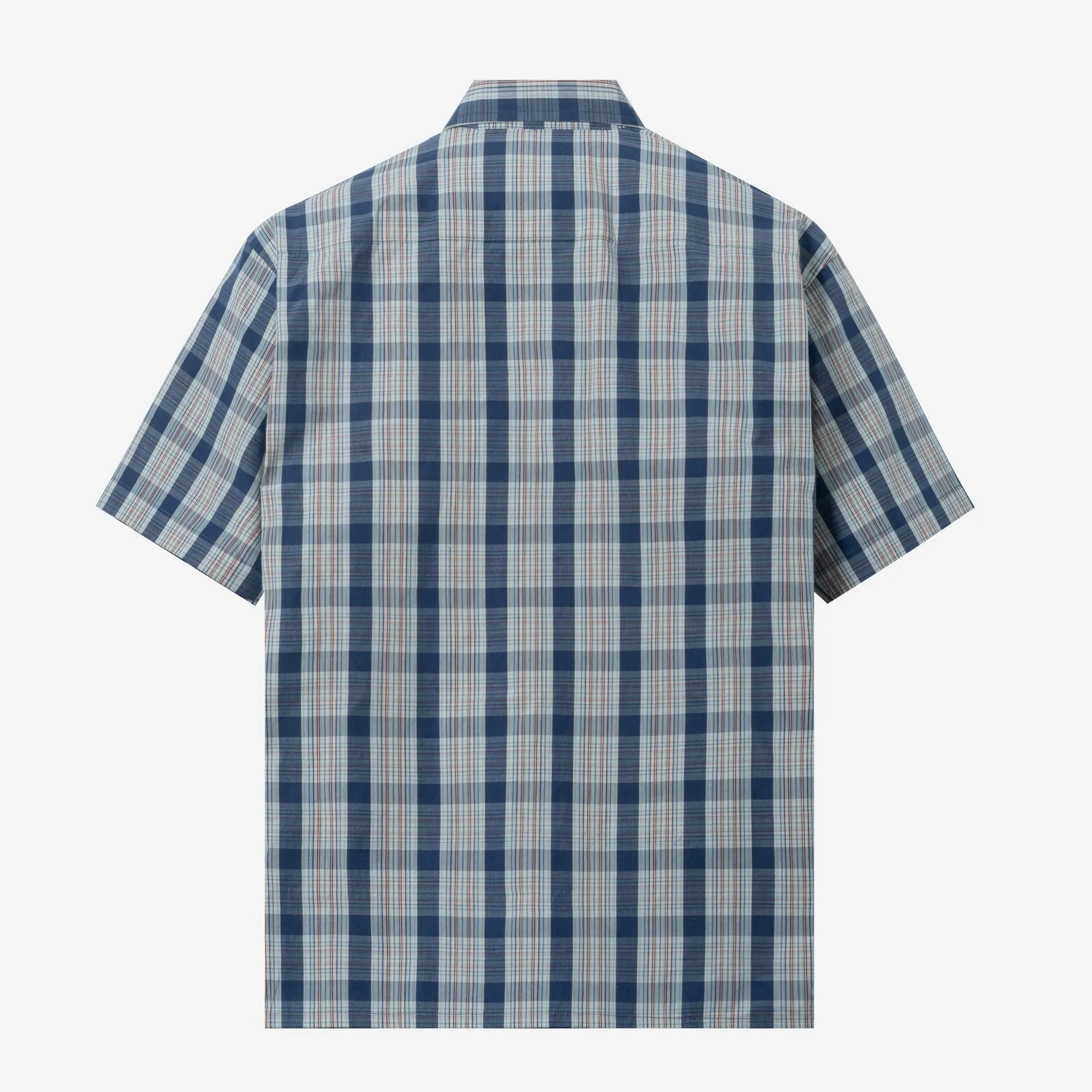 Artiste Short Sleeve - Pale Blue Plaid