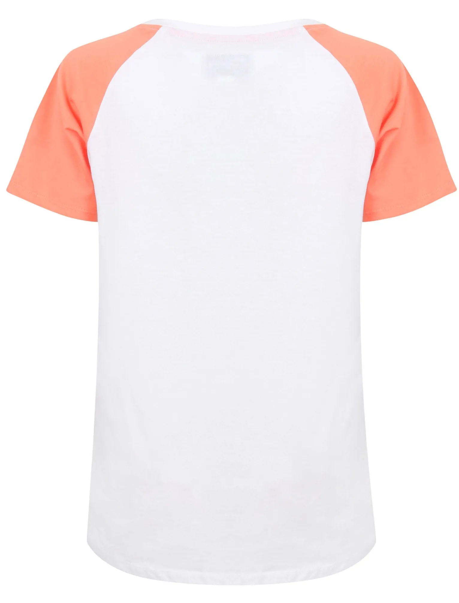 Ava Contrast Raglan Sleeve Cotton T-Shirt In Desert Flower - Tokyo Laundry