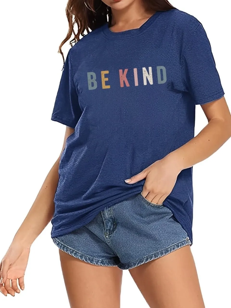 Be Still and Know Shirts for Women Casual Short Sleeve Christian Tee Tops