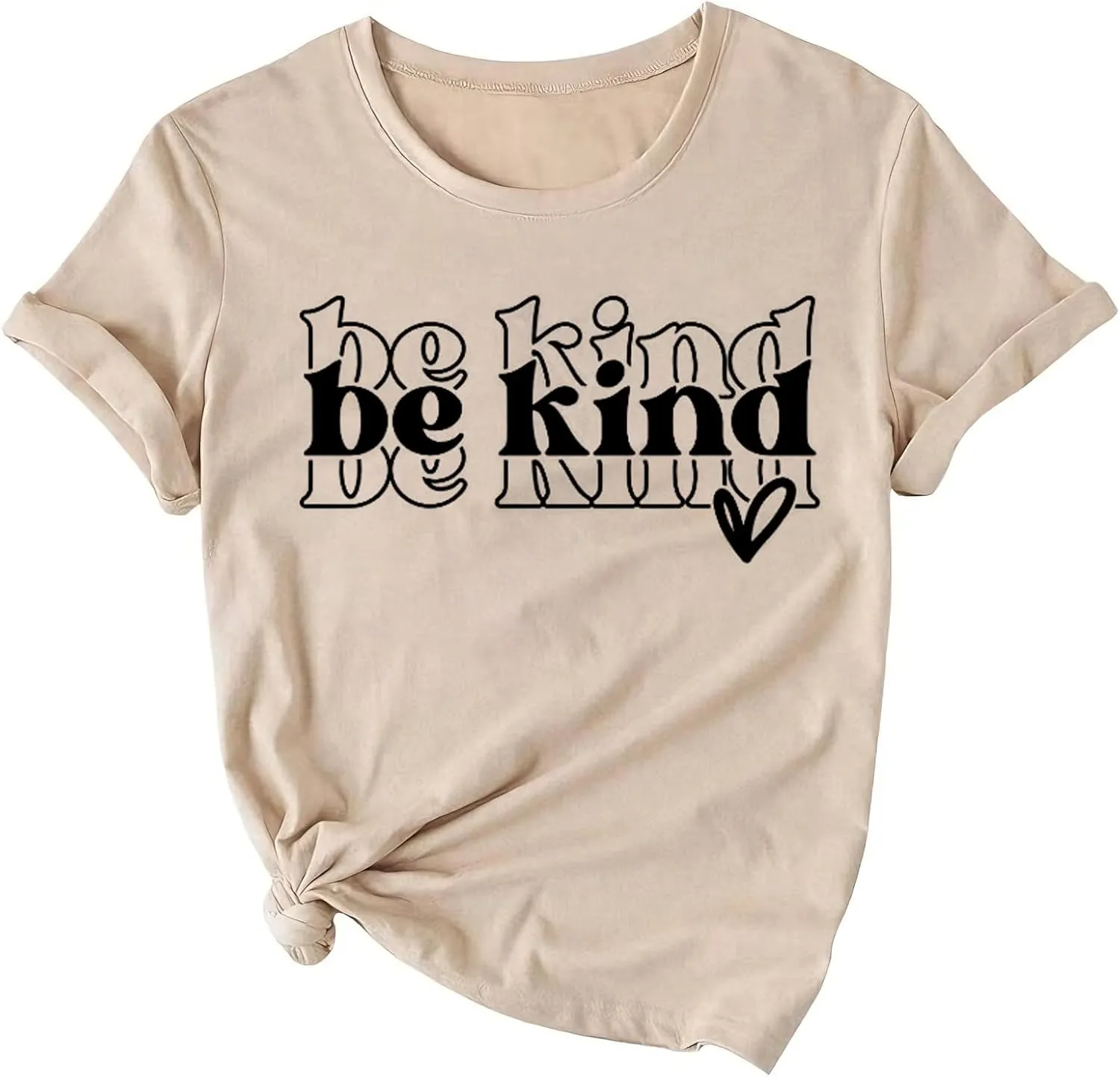 Be Still and Know Shirts for Women Casual Short Sleeve Christian Tee Tops