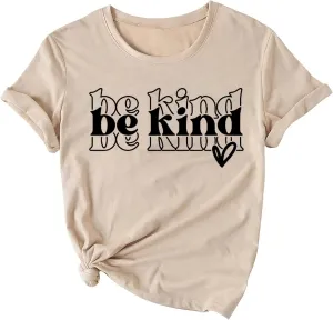 Be Still and Know Shirts for Women Casual Short Sleeve Christian Tee Tops