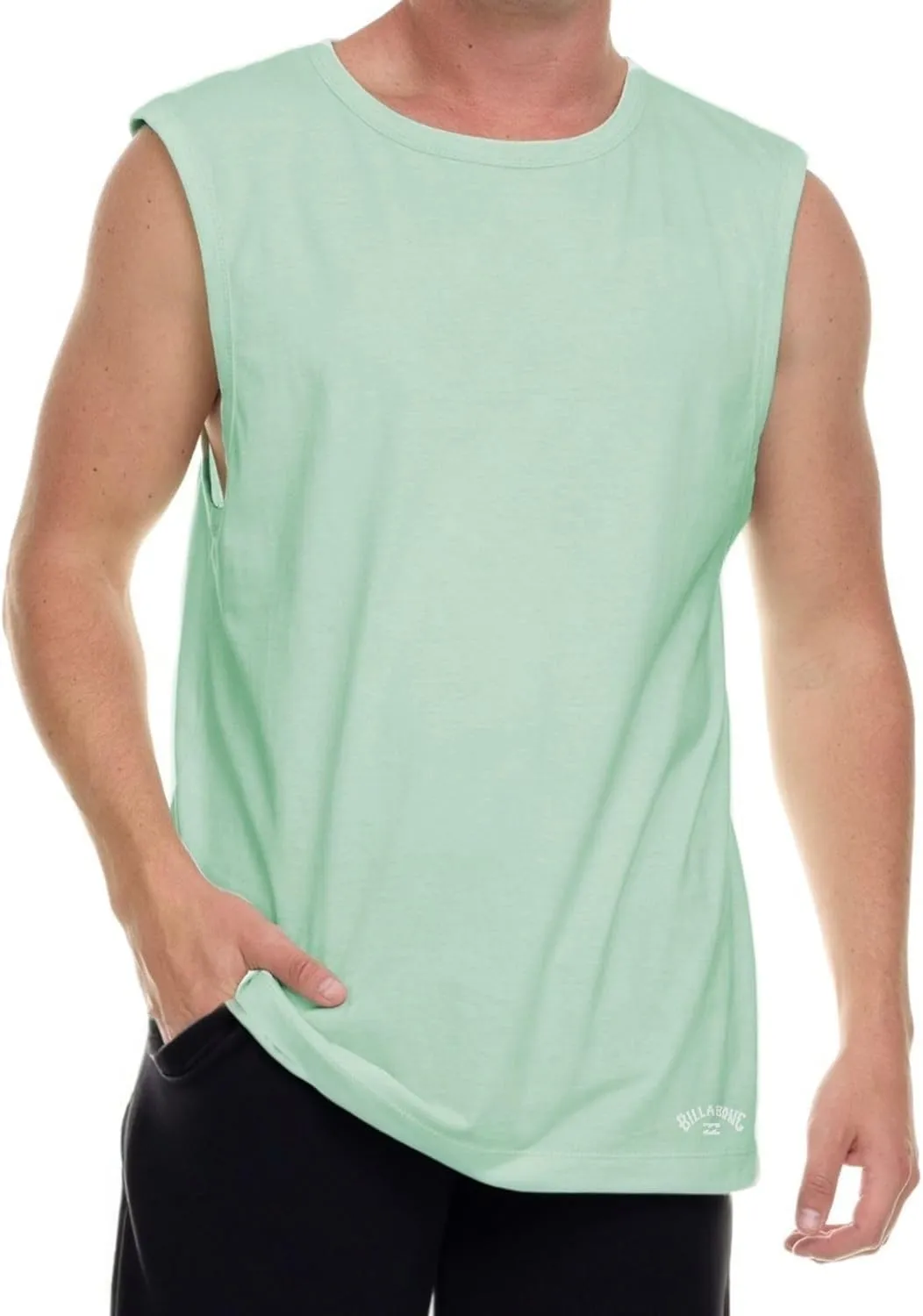 Billabong Big and Tall Muscle T Shirts for Men - Cotton Mens Sleeveless Tees