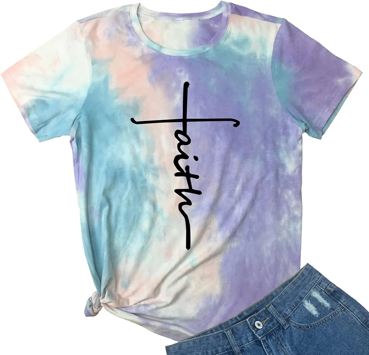 BLACKMYTH Women's Graphic Funny T Shirt Cute Tops Teen Girl Tees
