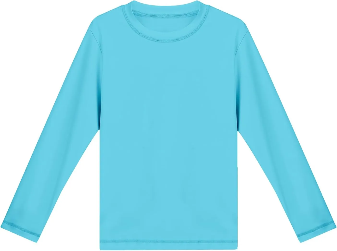 Boys Long Sleeve Shirts UPF 50  Quick Dry Neon Shirt Performance Athletic Tshirt for Kids