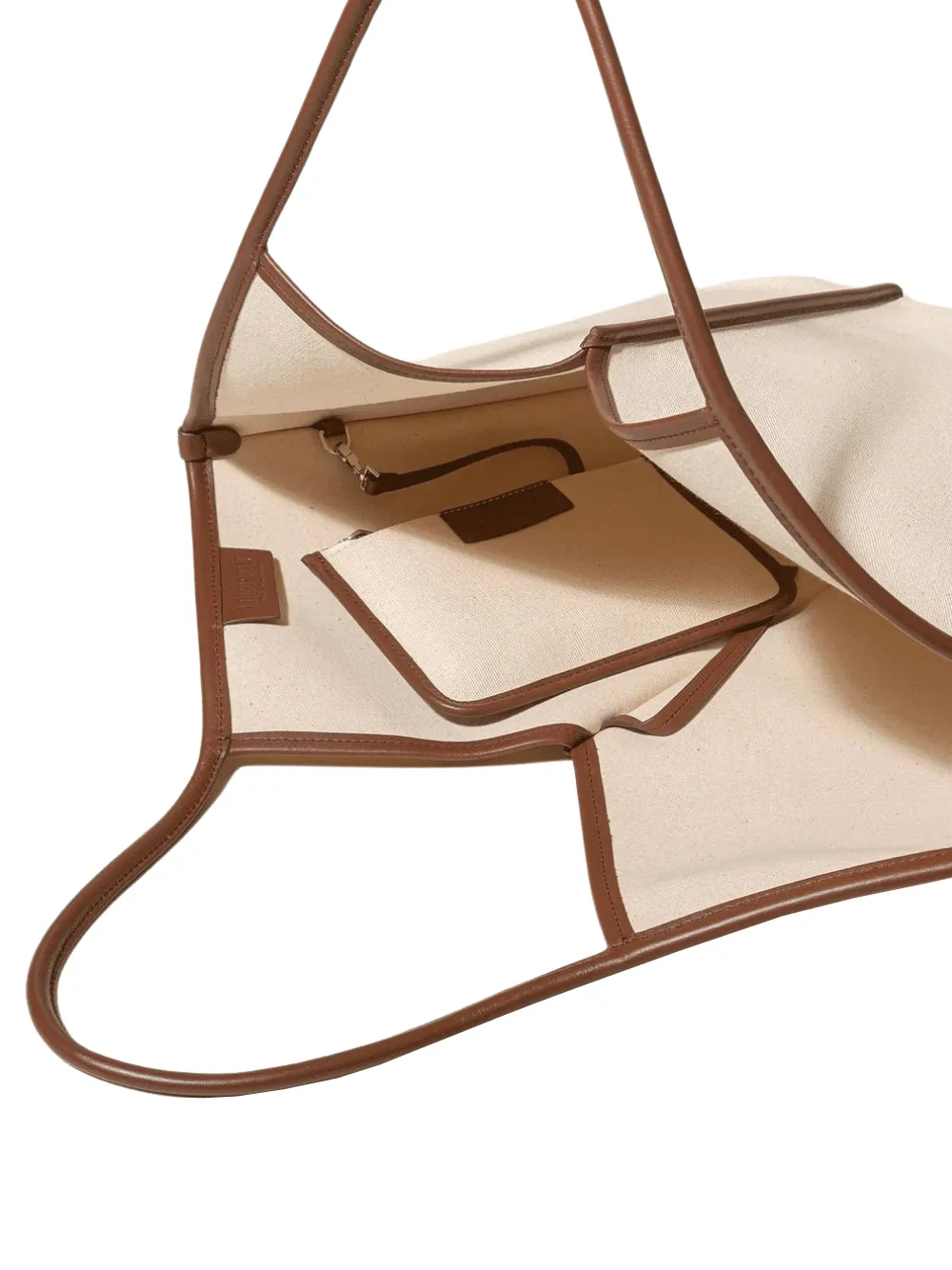Calella Leather-Trimmed Canvas Tote