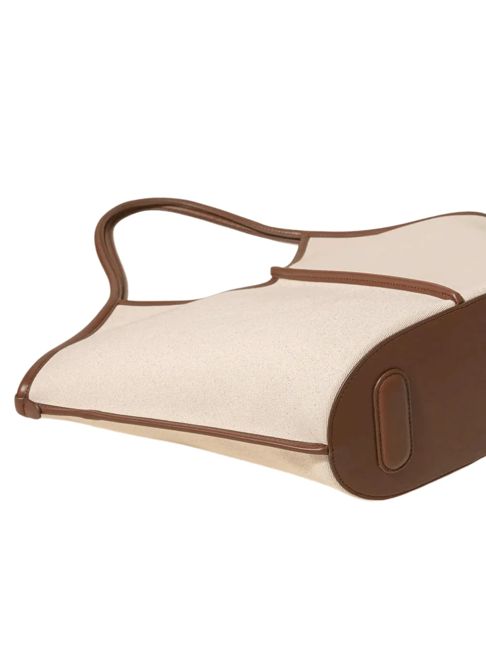 Calella Leather-Trimmed Canvas Tote