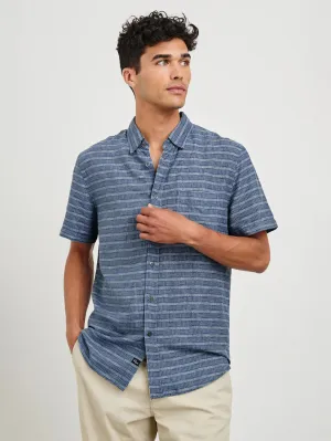 Carson Shirt - Border Blue