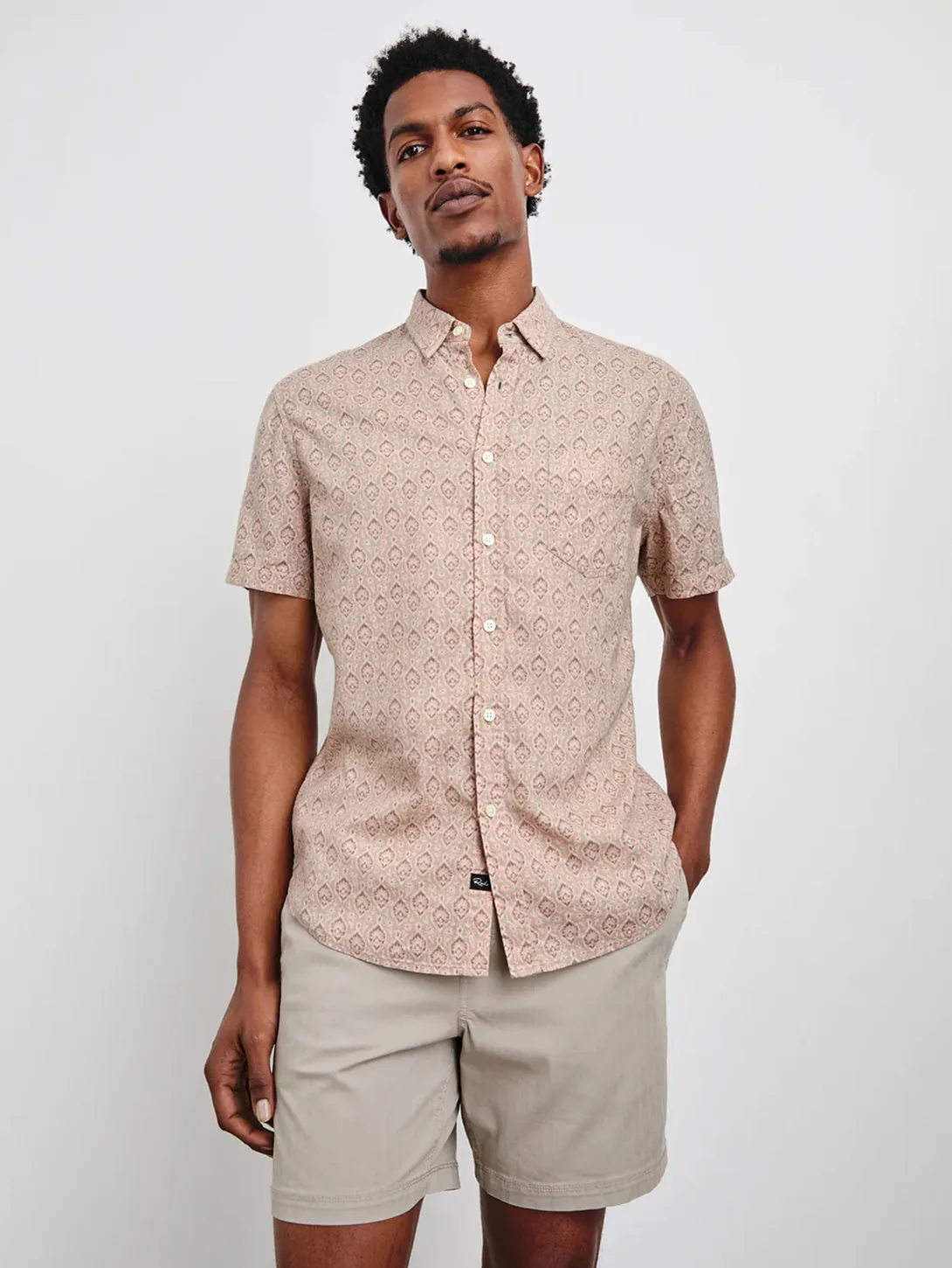 Carson Shirt - Pendant Batik Flamingo