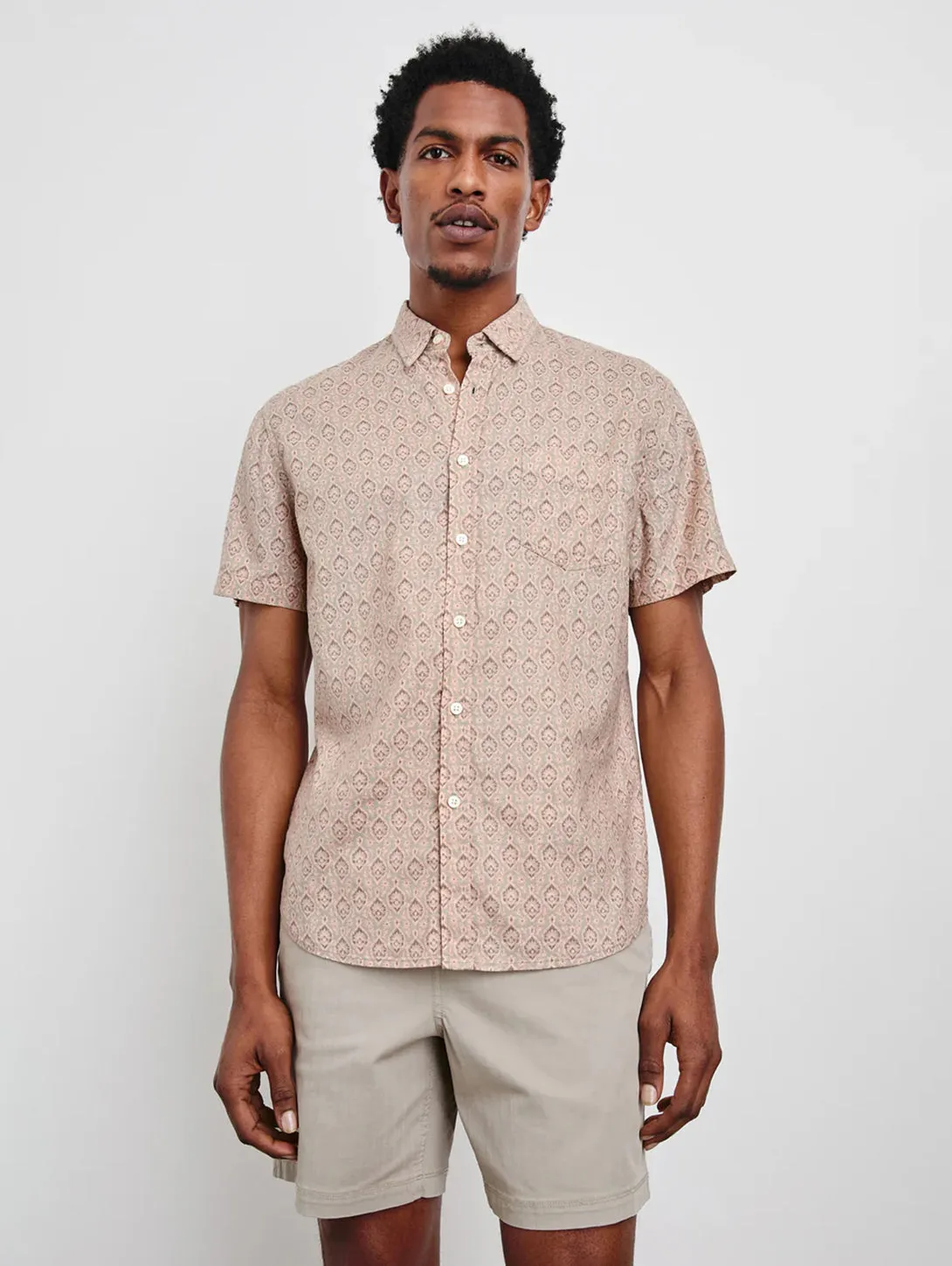 Carson Shirt - Pendant Batik Flamingo