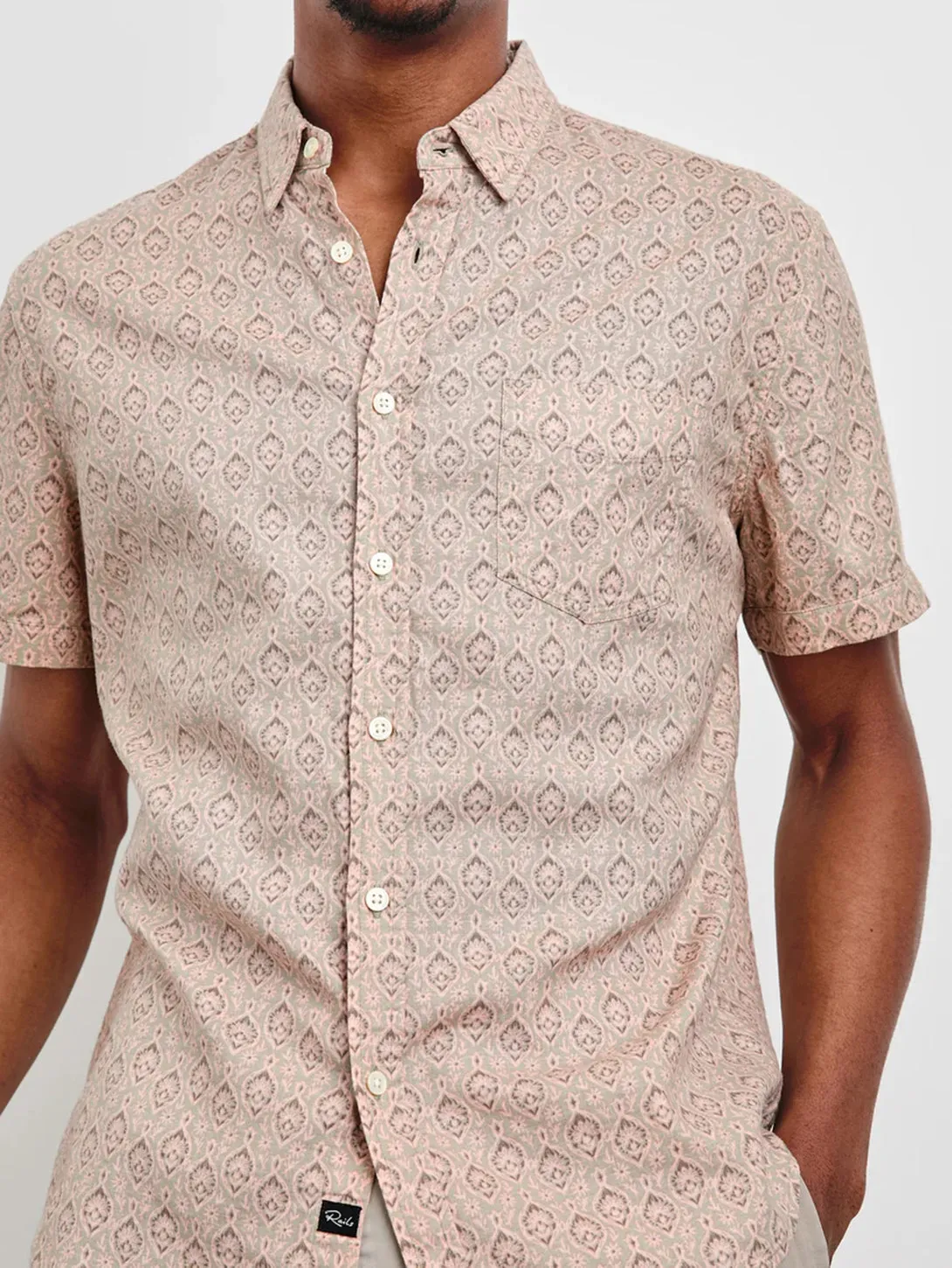 Carson Shirt - Pendant Batik Flamingo
