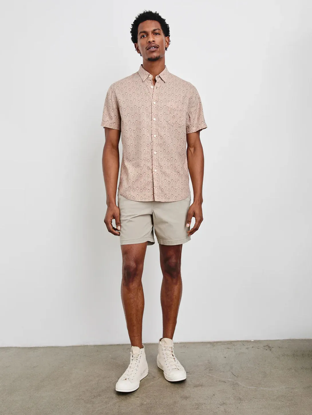 Carson Shirt - Pendant Batik Flamingo