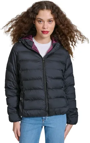 Champion Women's Quilted Coat Packable Puffer Jacket with Hood