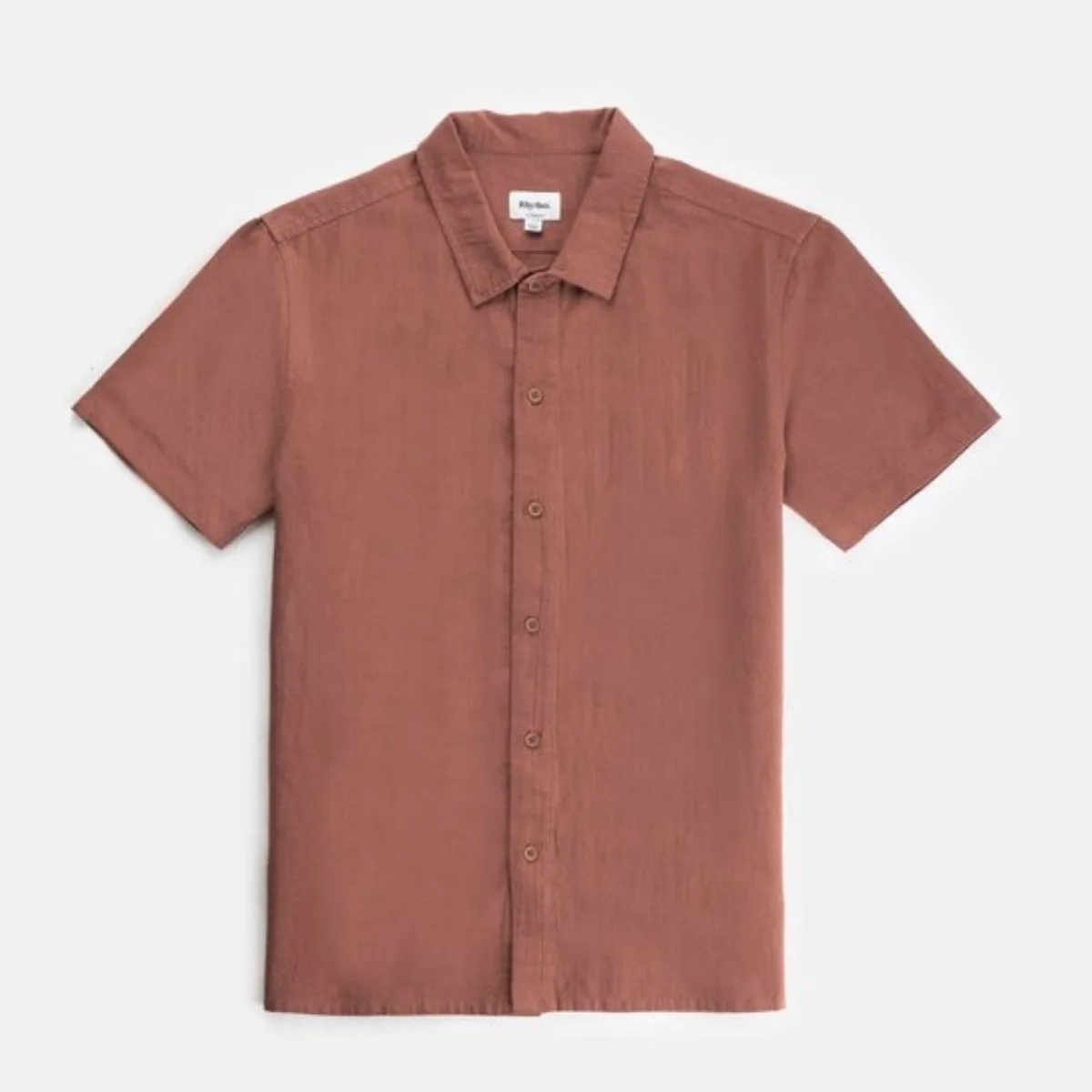 Classic Linen SS Shirt (Baked Clay)