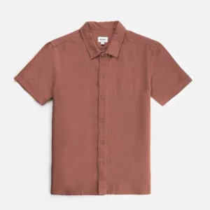 Classic Linen SS Shirt (Baked Clay)