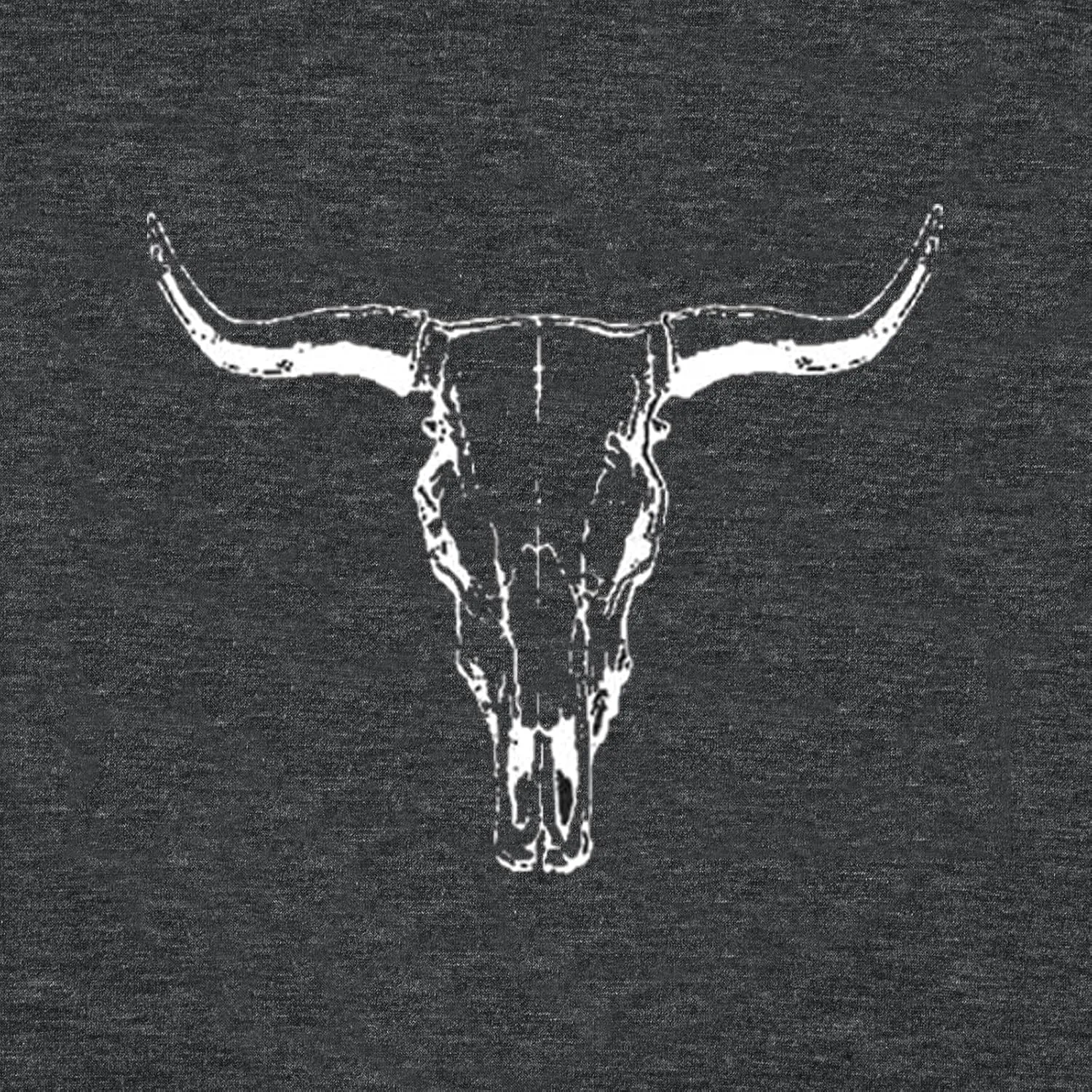 Cow Skull Shirts Women Western Cowgirl Shirts Boho Bull Skull T Shirt Vintage Rodeo Graphic Tee Tops