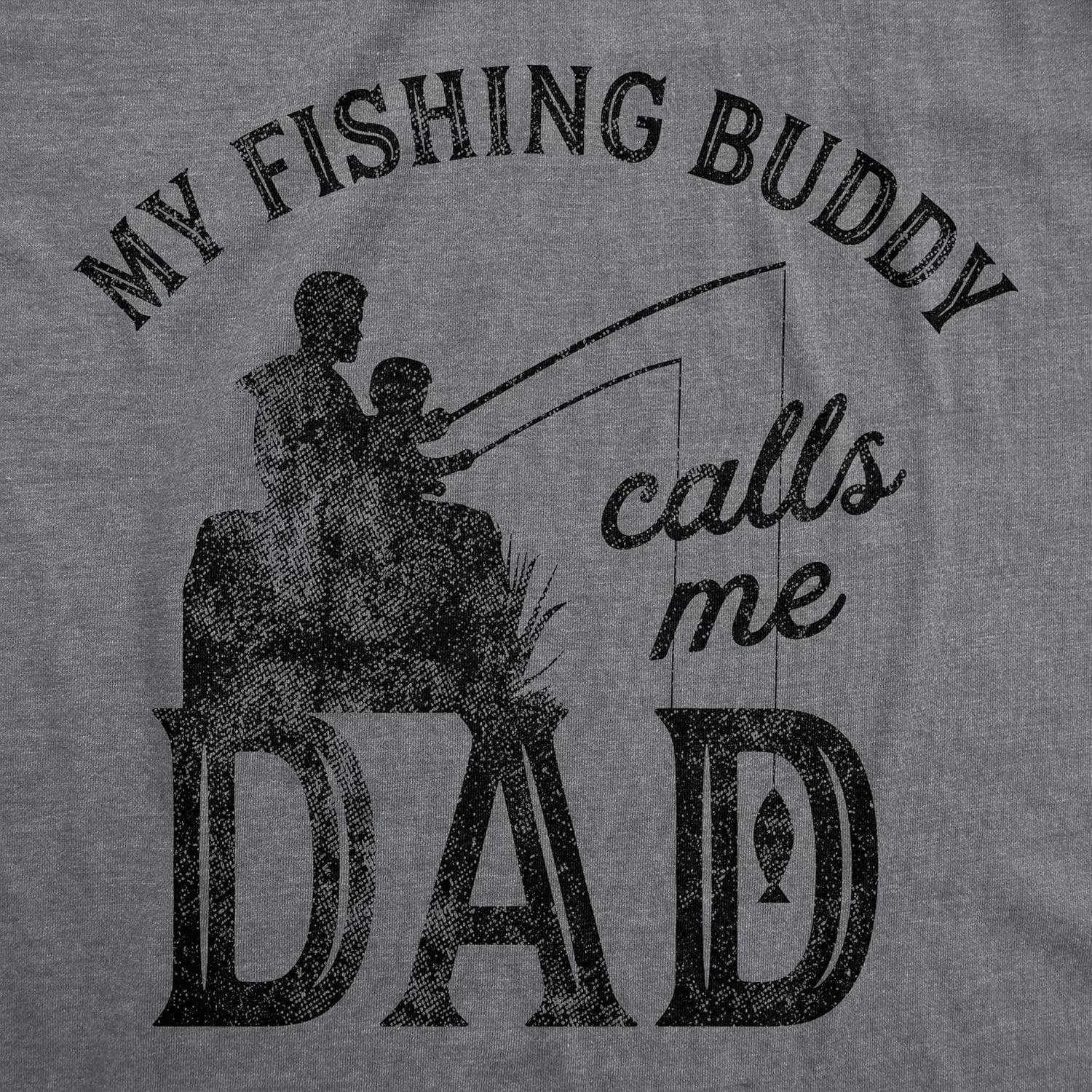 Crazy Dog Dad Fishing Shirts Funny Father's Day Reel Cool Dad Papa Grandpa Tees