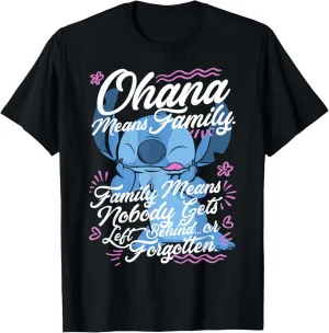 Disney Lilo & Stitch Stitch Day Ohana Means Family T-Shirt