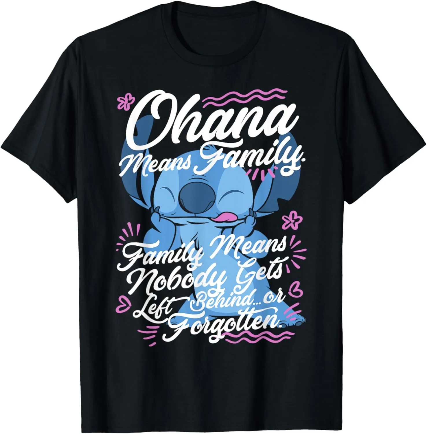 Disney Lilo & Stitch Stitch Day Ohana Means Family T-Shirt