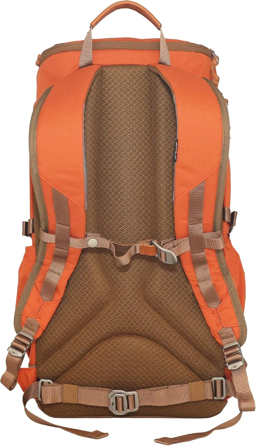 Eddie Bauer Bygone Backpack with Exterior Pockets and Laptop Compatible Sleeve, Terracotta, 30L