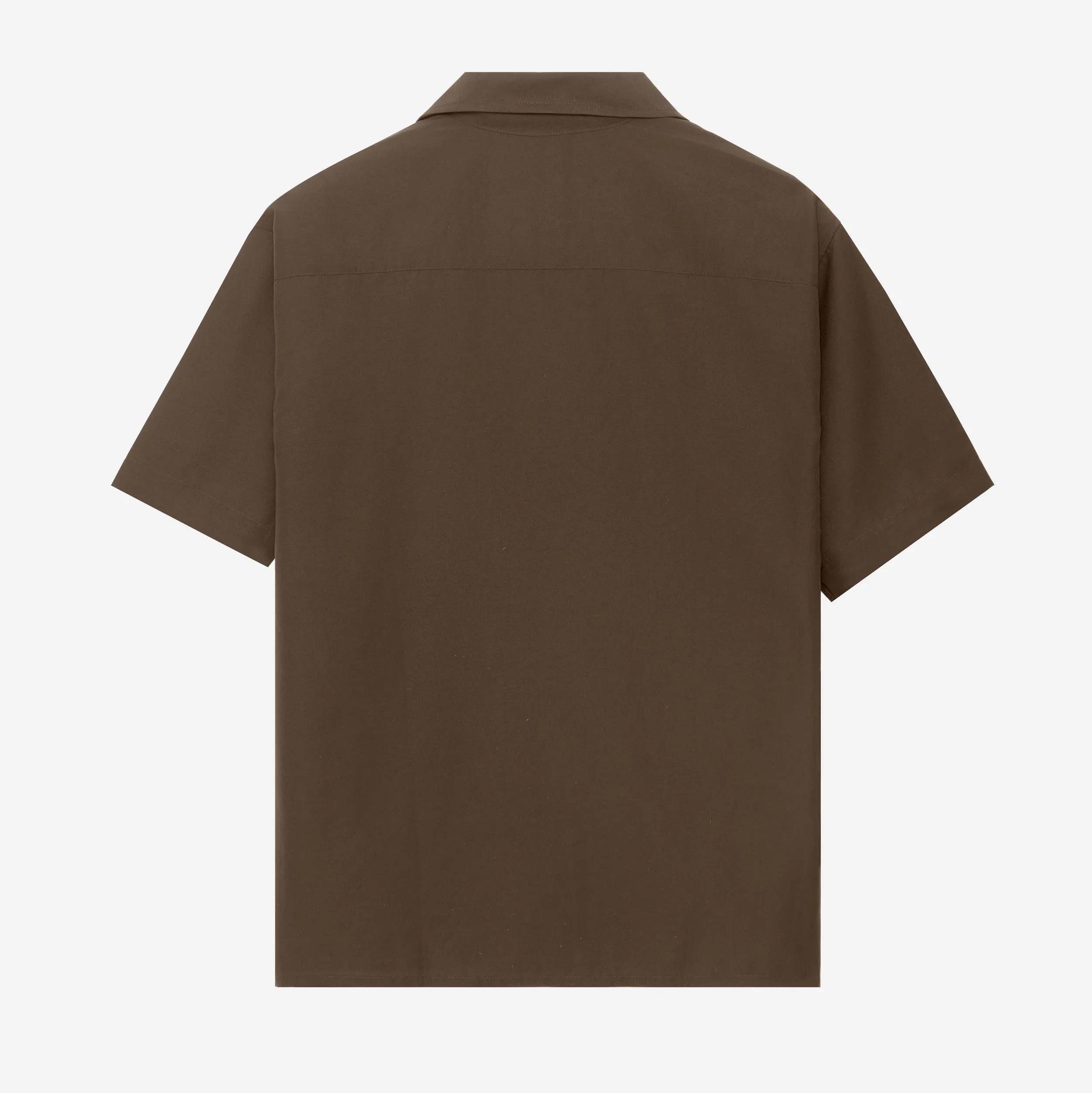 Escargot Short Sleeve Shirt - Dark Khaki