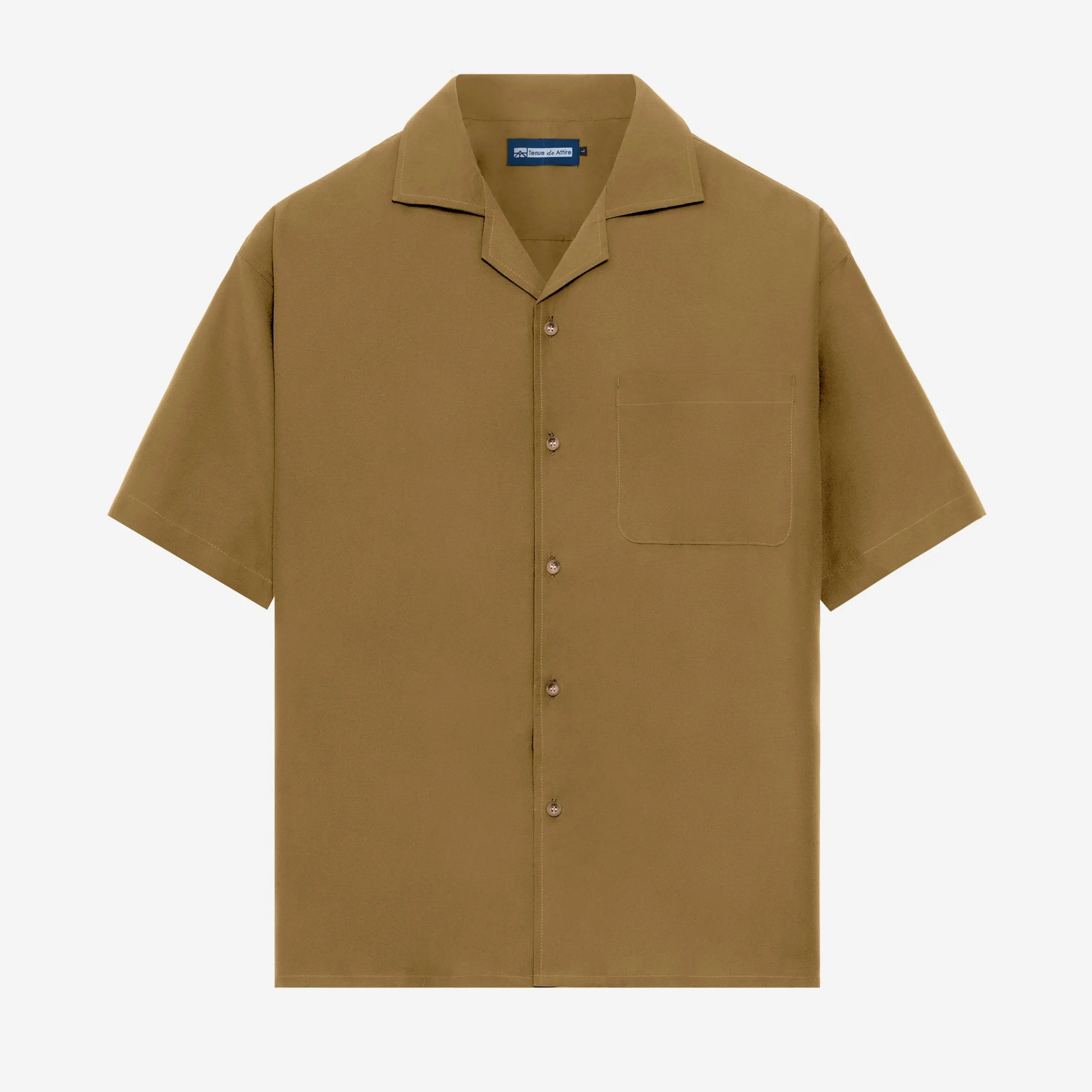 Escargot Short Sleeve Shirt - Khaki