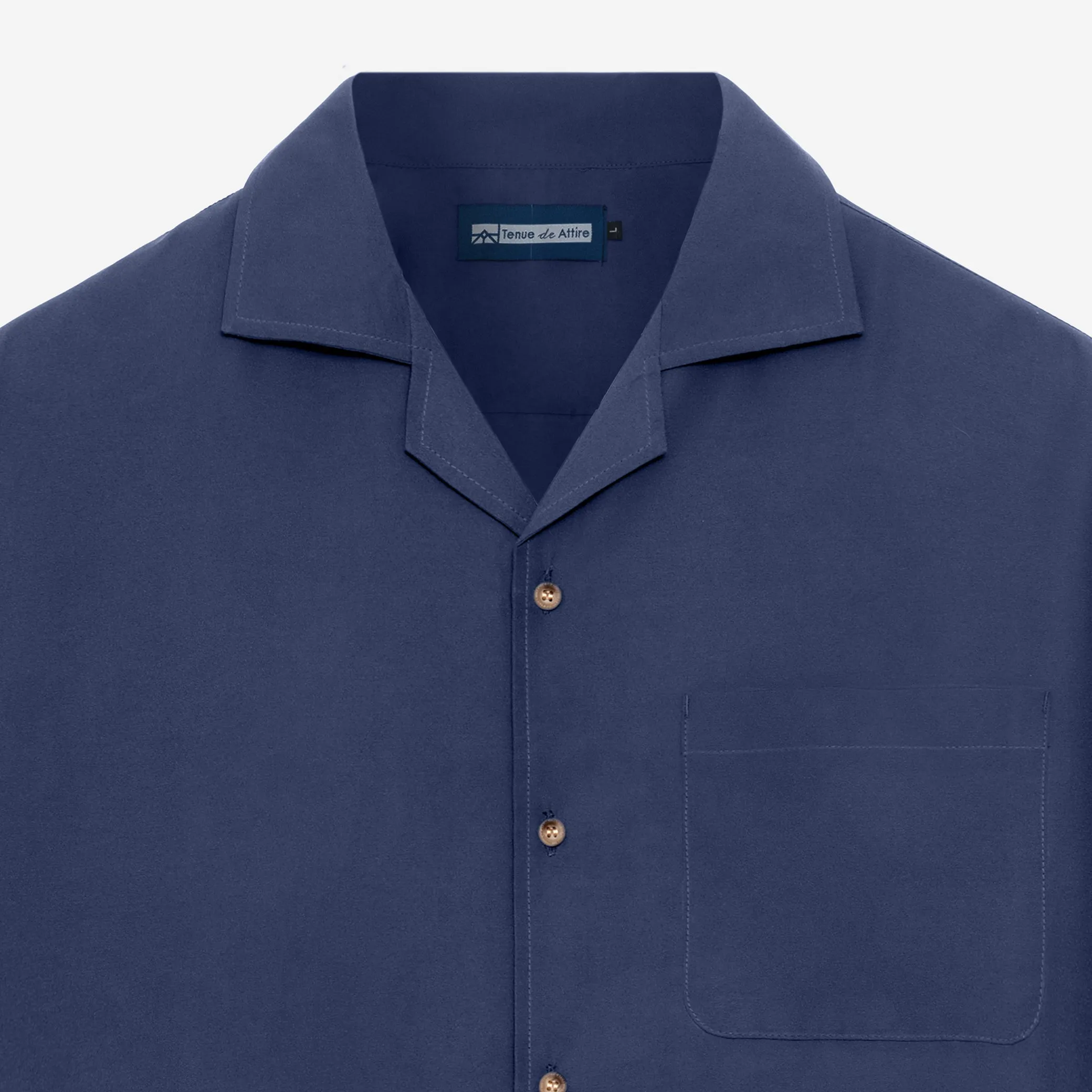 Escargot Short Sleeve Shirt - Navy