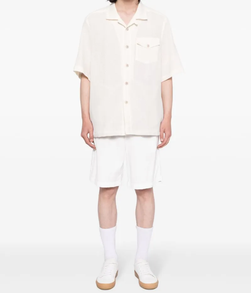 *FINAL SALE* Short Sleeve Shirt in Ivory