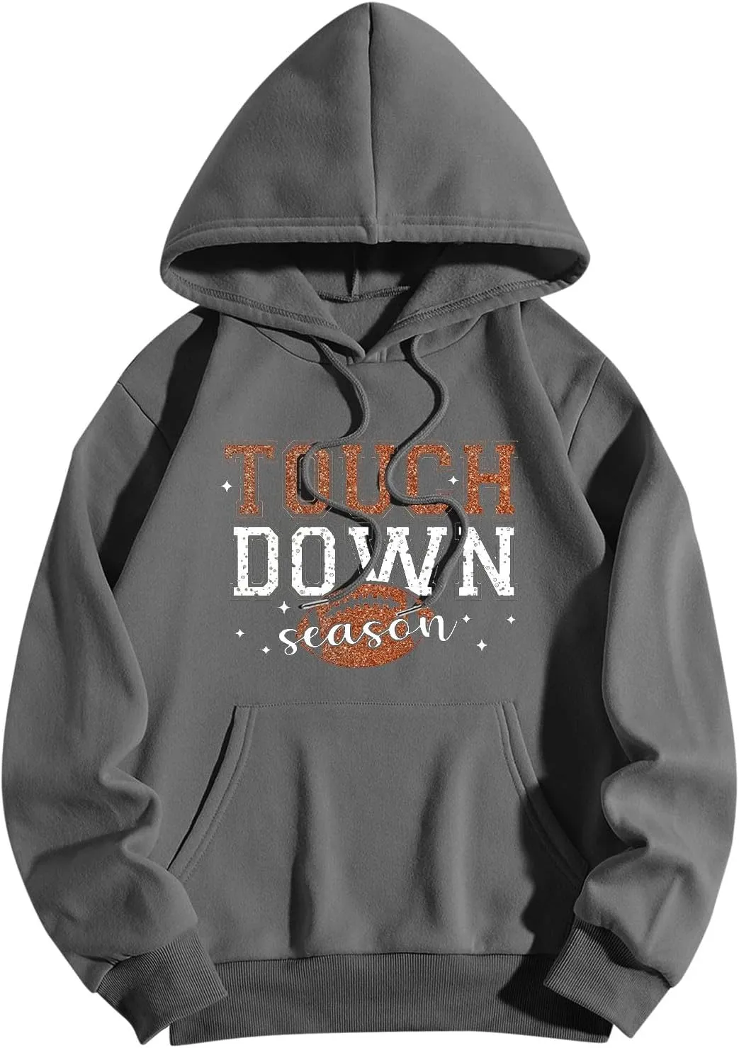 Game Day Overalls,Game Day Football Hoodie Casual Long Sleeve Crew Neck Funny Print Sweatshirts Print Loose Pullover