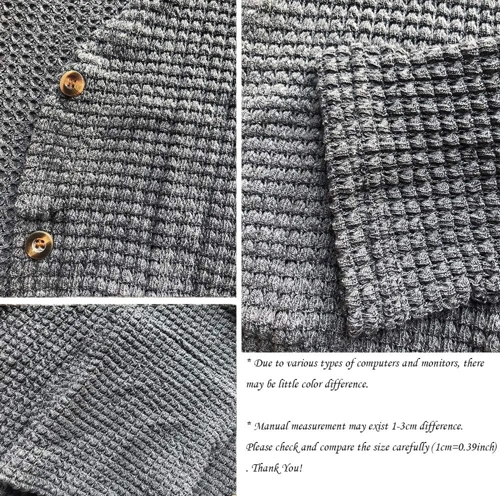 HZSONNE Women's Boho Long Casual Cardigan Long Sleeve Button Down Front Pocket Knitted Sweater Blouses
