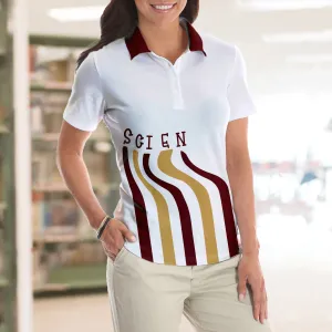 Learning About Laughing Gas Short Sleeve Women Polo