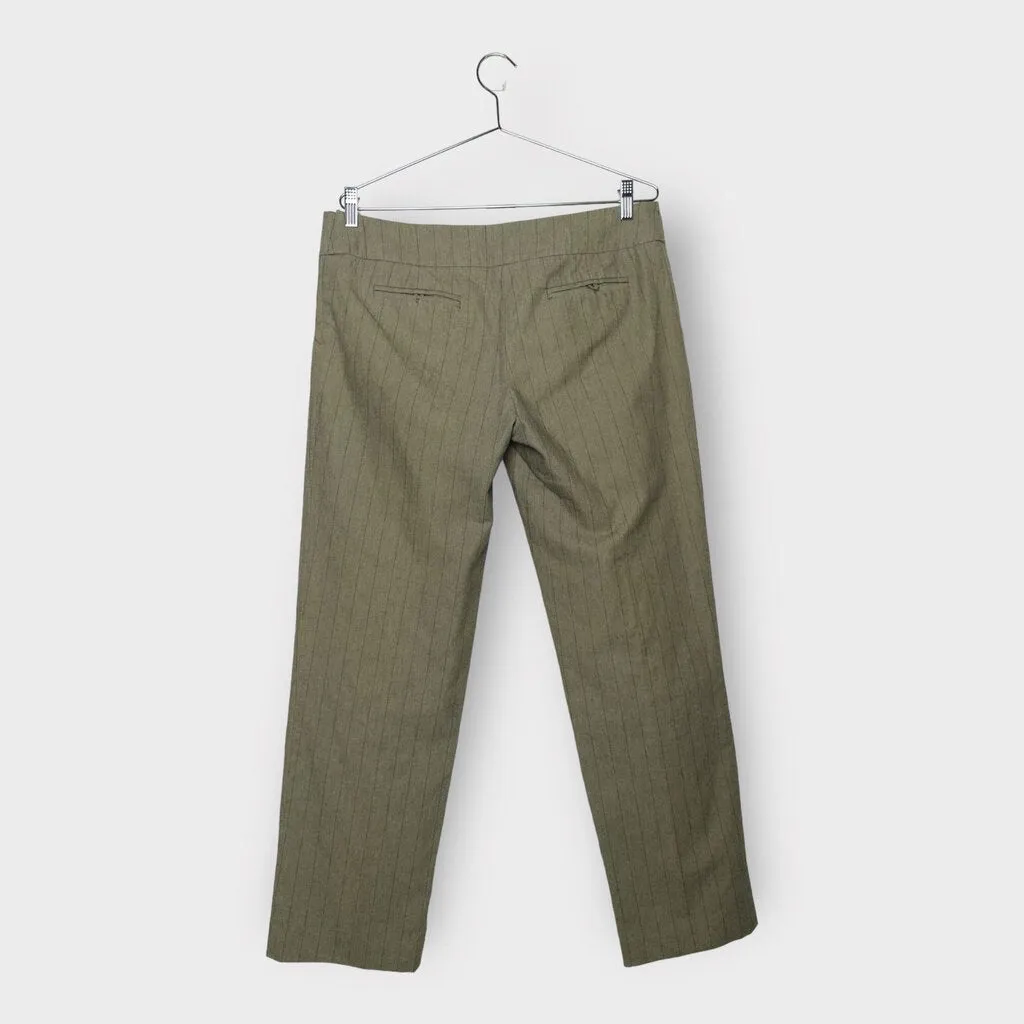 Manning Cartell Grey Pinstripe Pleat Front Pants
