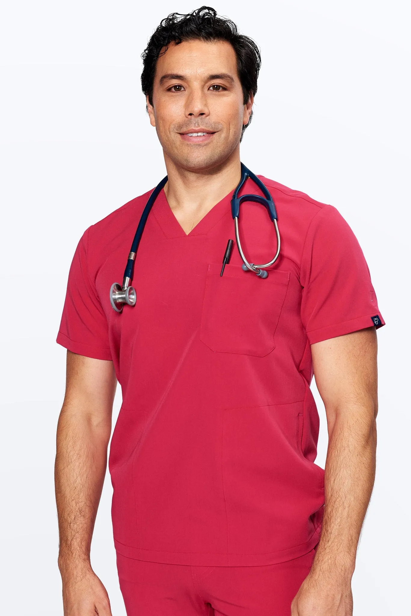 Men's 3-Pocket Scrub Top - Clearance Sale