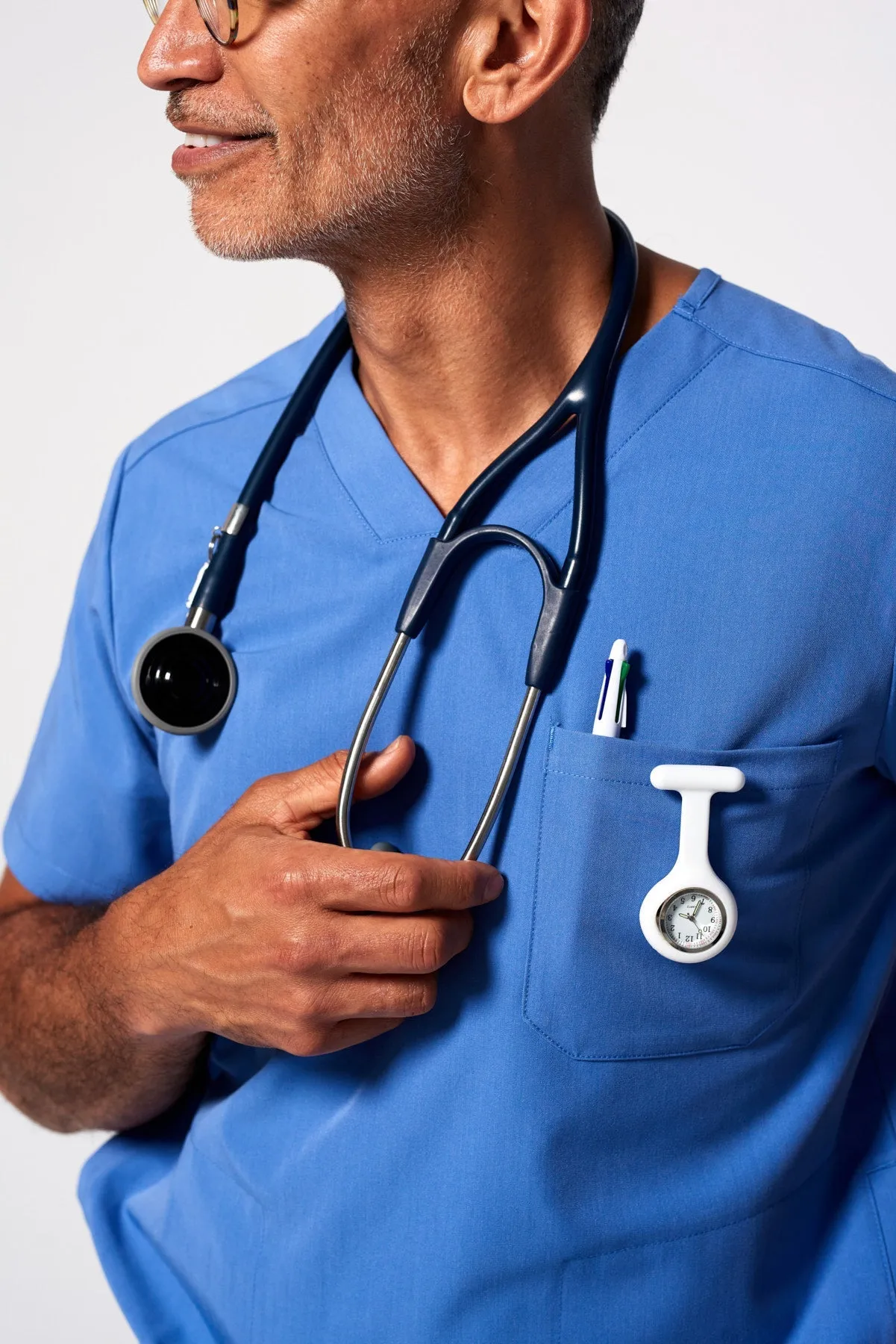 Men's 3-Pocket Scrub Top - Clearance Sale
