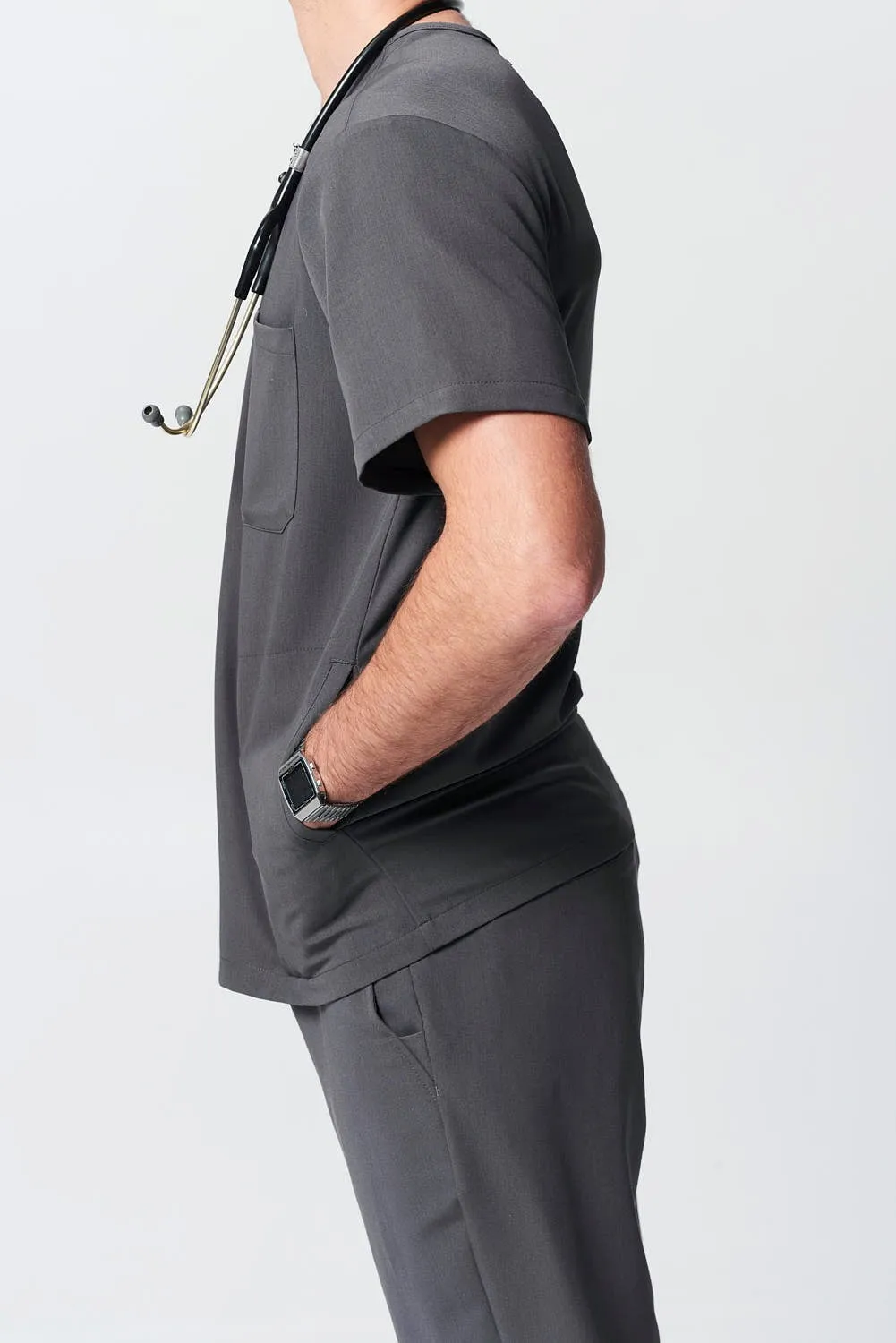 Men's 3-Pocket Scrub Top - Clearance Sale