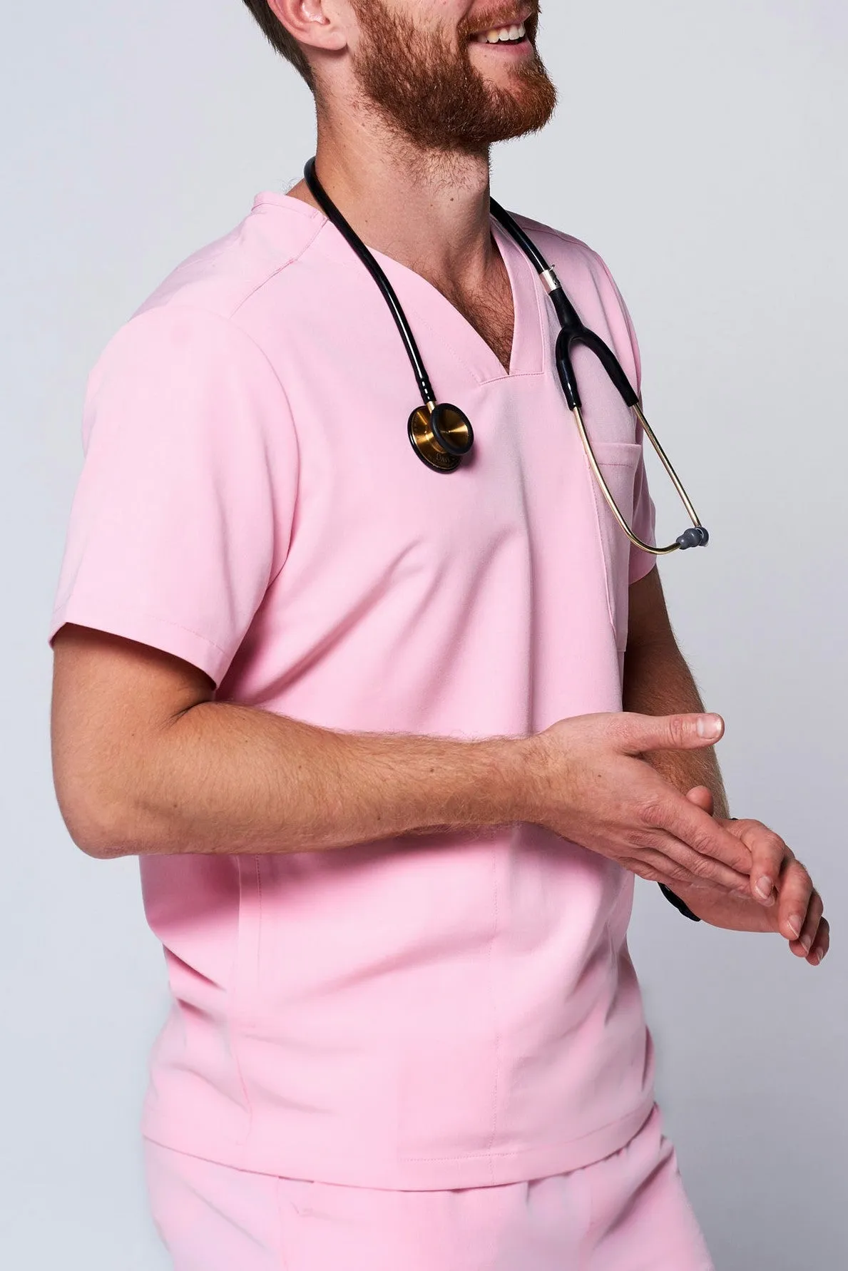 Men's 3-Pocket Scrub Top - Clearance Sale