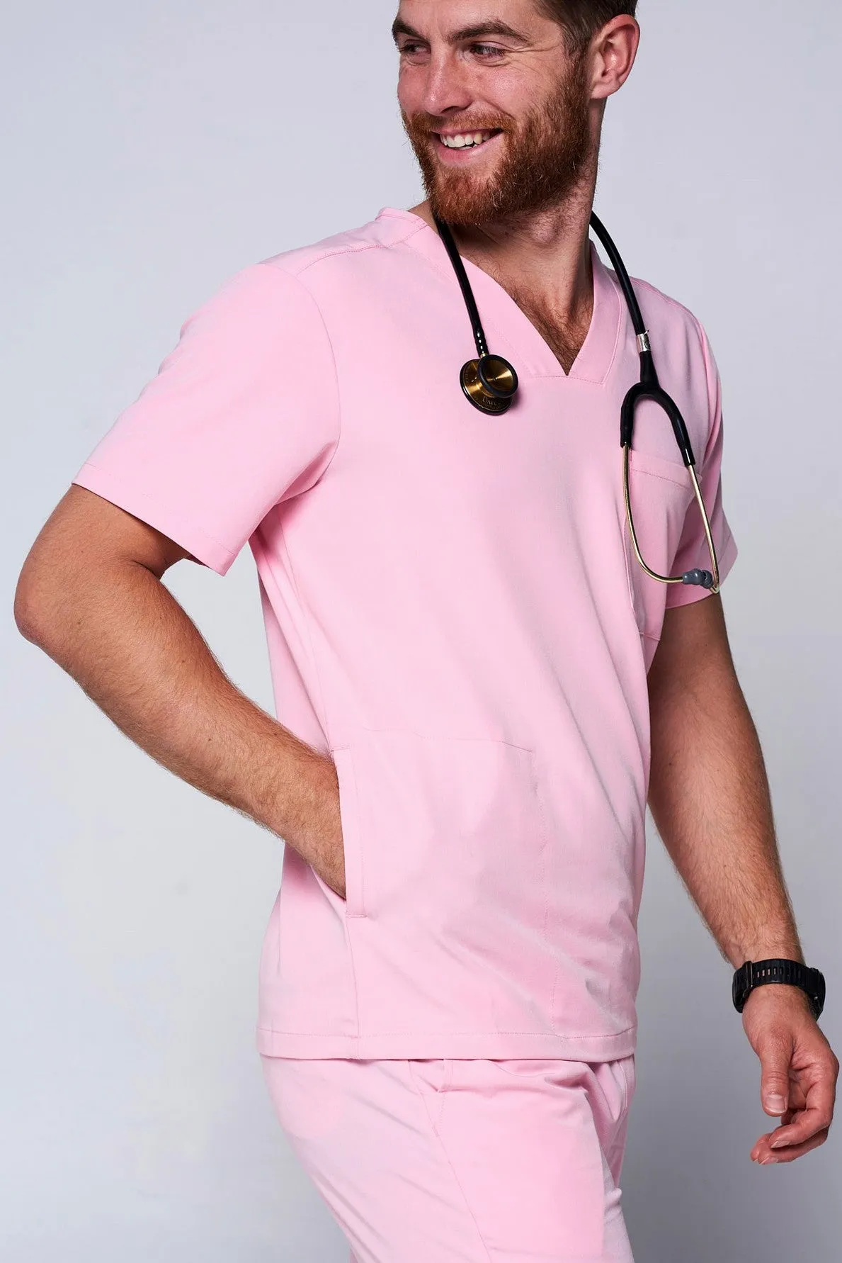 Men's 3-Pocket Scrub Top - Clearance Sale