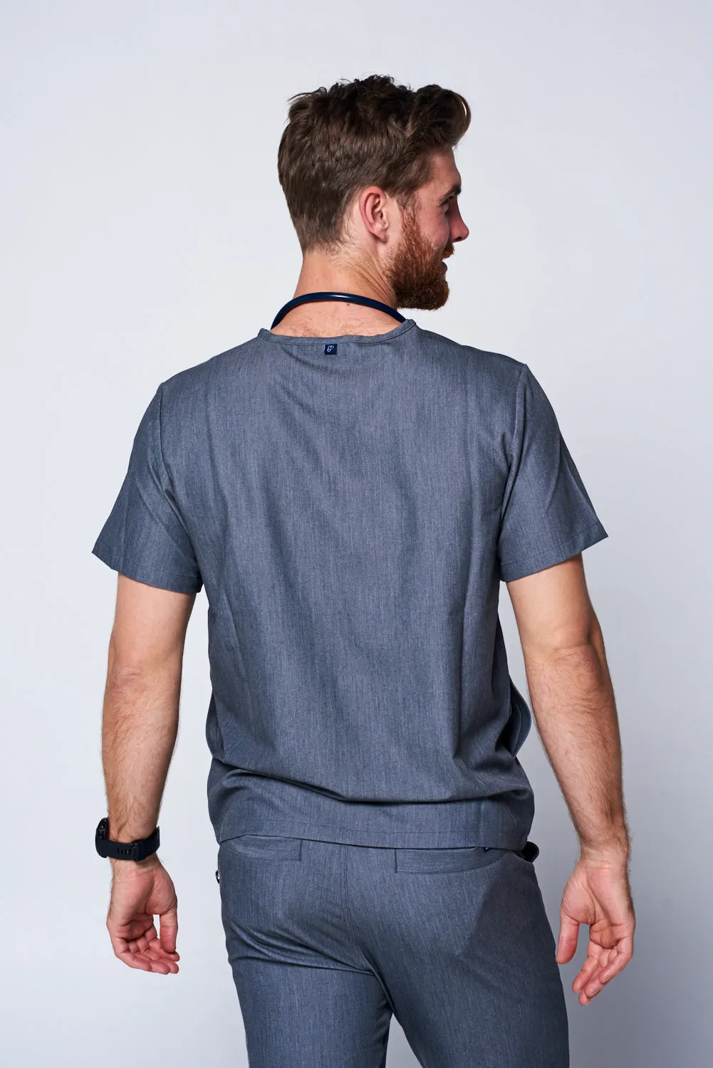 Men's 3-Pocket Scrub Top - Clearance Sale