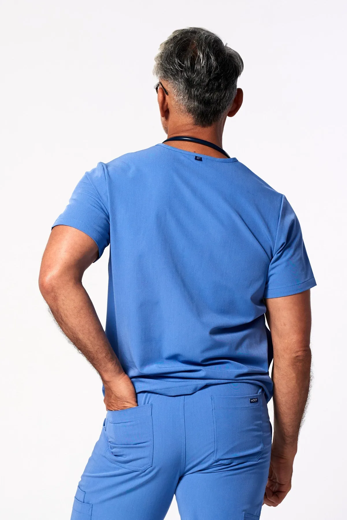 Men's 3-Pocket Scrub Top - Clearance Sale