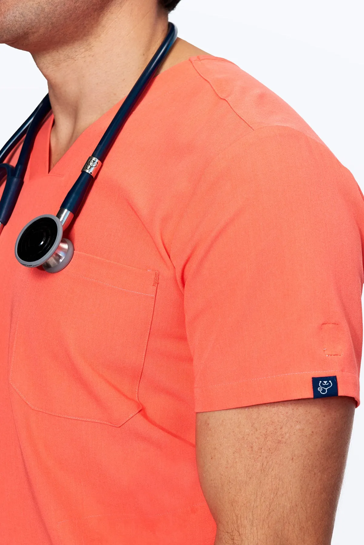 Men's 3-Pocket Scrub Top - Clearance Sale