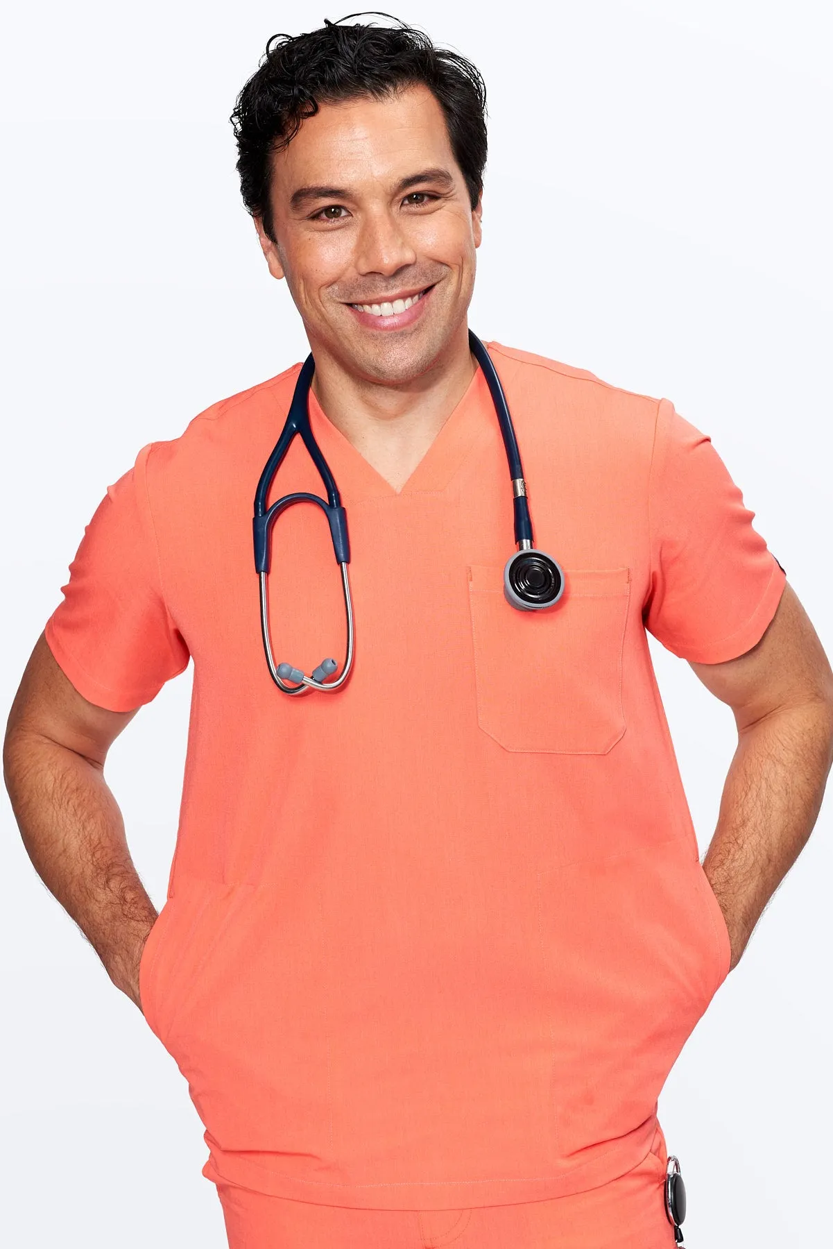 Men's 3-Pocket Scrub Top - Clearance Sale