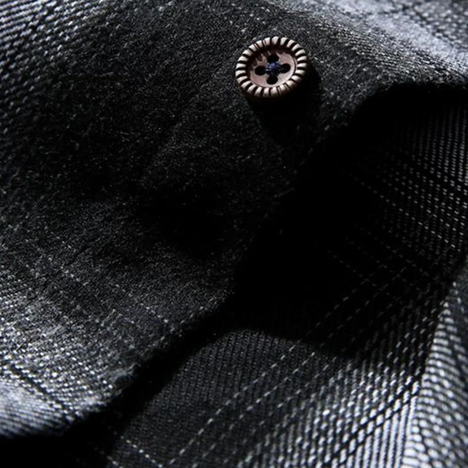 Mens Button Down Shirt Regular Fit Long Sleeve Buffalo Plaid Lapel Camp Shirts Casual Lightweight Jacket Fashion Tops