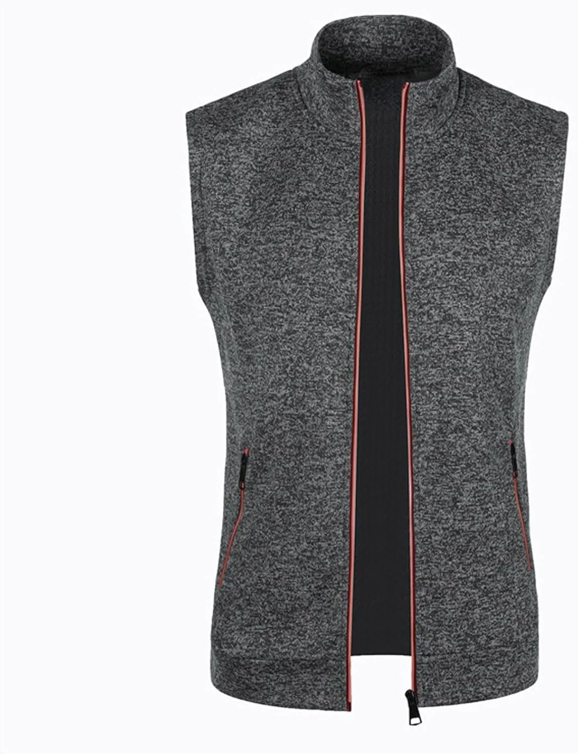 Men's Golf Vest Lightweight Softshell Vest Outerwear Sleeveless Full Zip Jacket Hiking Running Causal Vest Coat