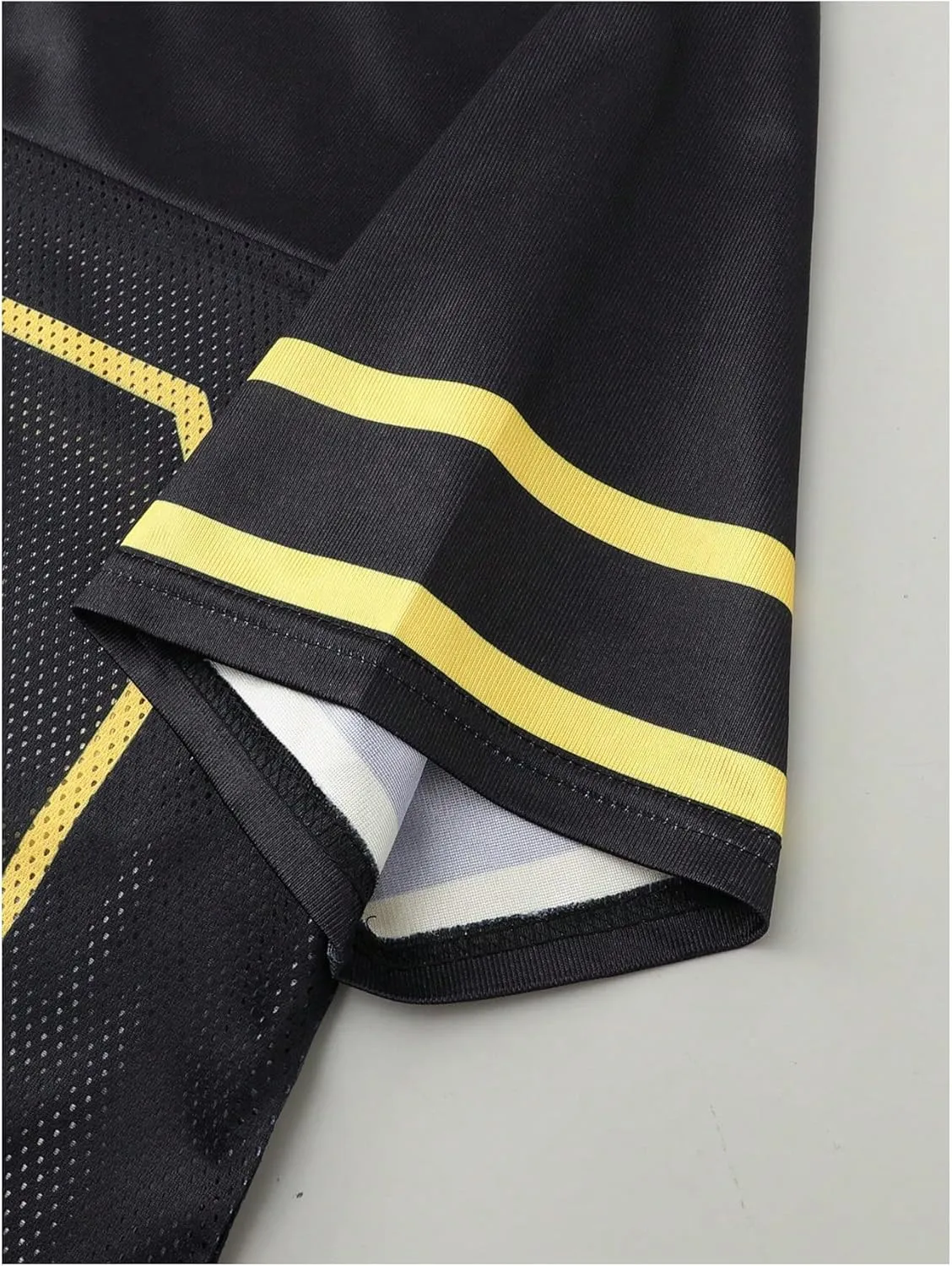 Men's Number Graphic Jersey Shirts Short Sleeve Striped Casual T Shirt Top Athletic Sports Jersey T Shirts Streetwear