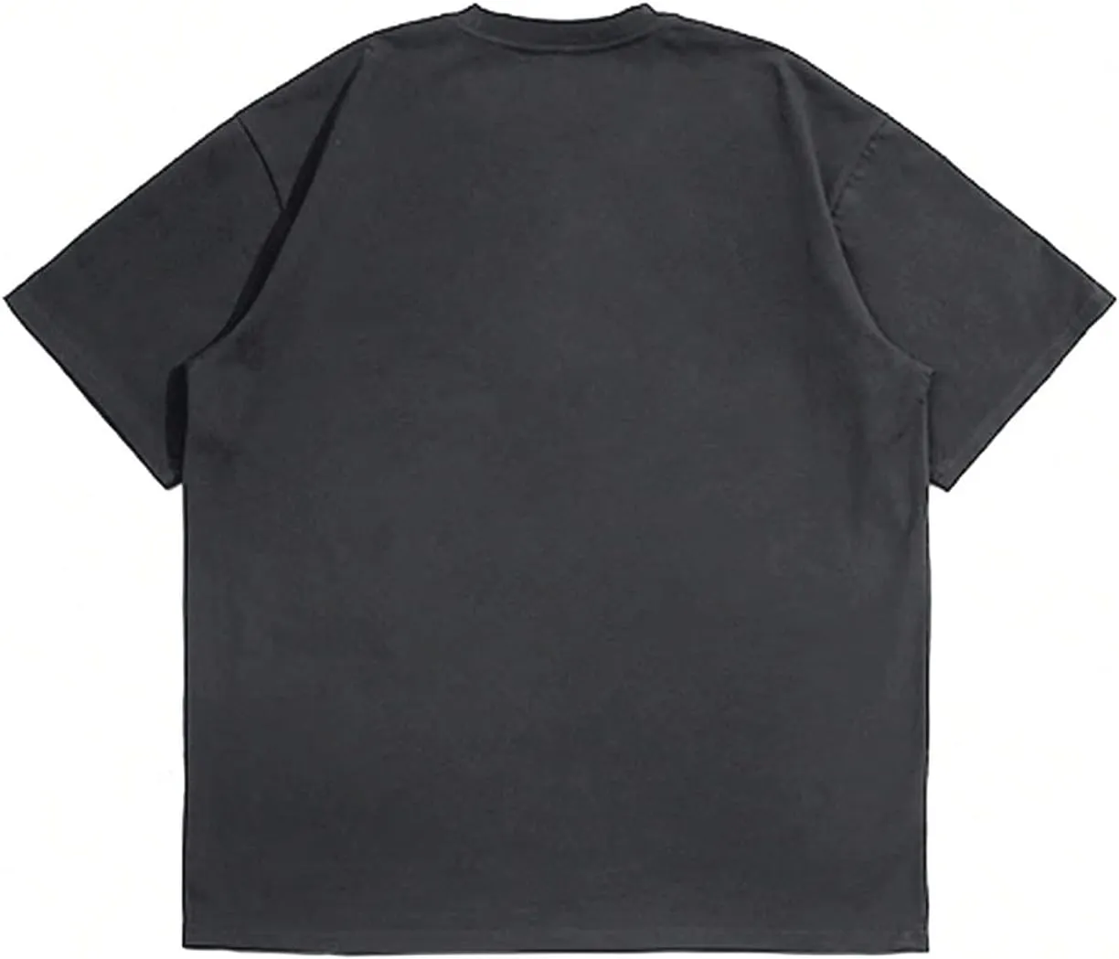 Men's Oversized Graphic Tees Half Sleeve Drop Shoulder Summer Casual T Shirt