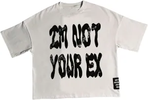 Men's Oversized Tshirts Short Sleeve Letter Print Graphic Tees Crew Neck Drop Shoulder Summer Tops