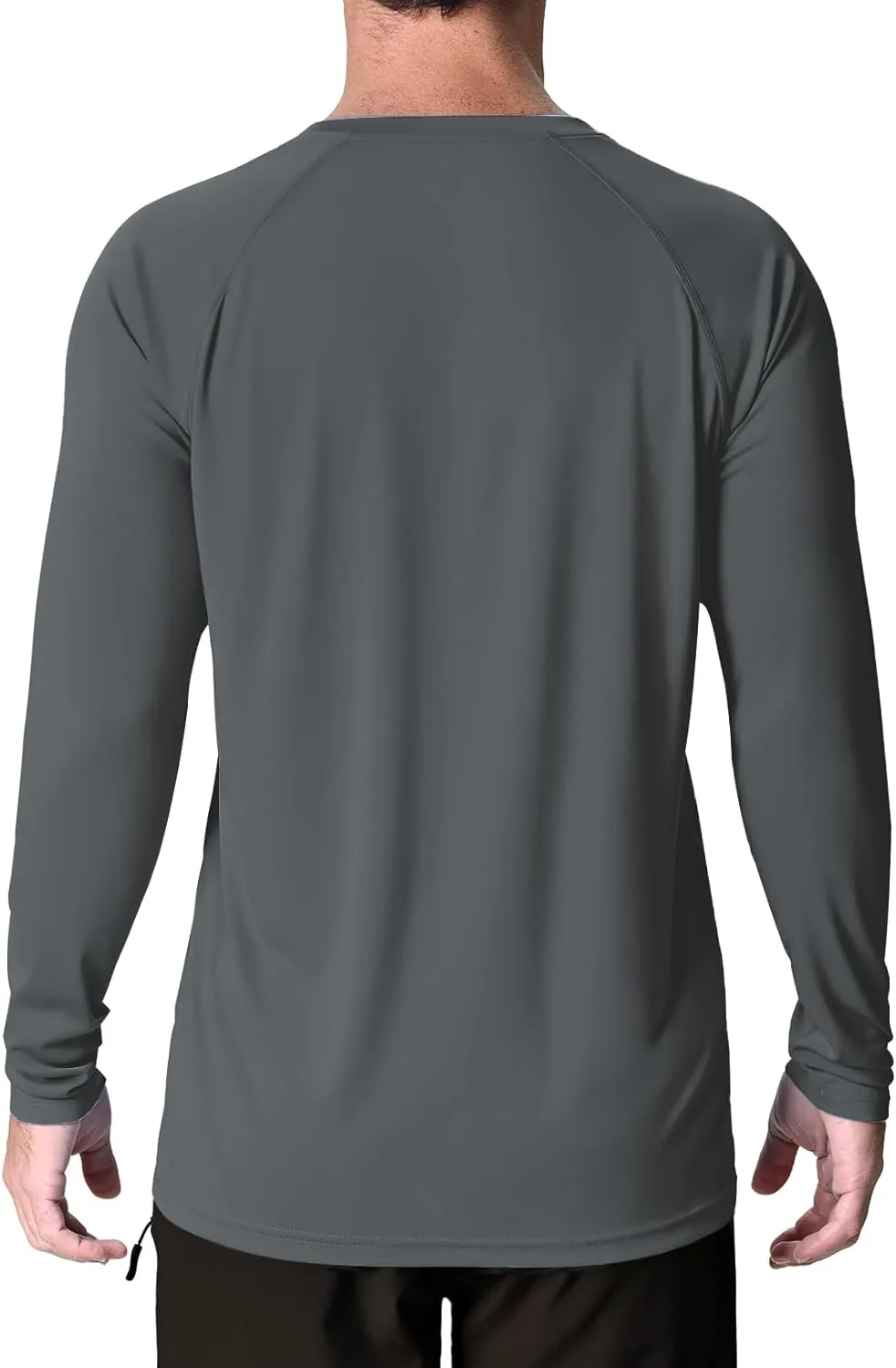 Men's UPF 50  Rash Guard Long Sleeve Sun Protection SPF UV Shirts Lightweight Breathable Swim T-Shirts