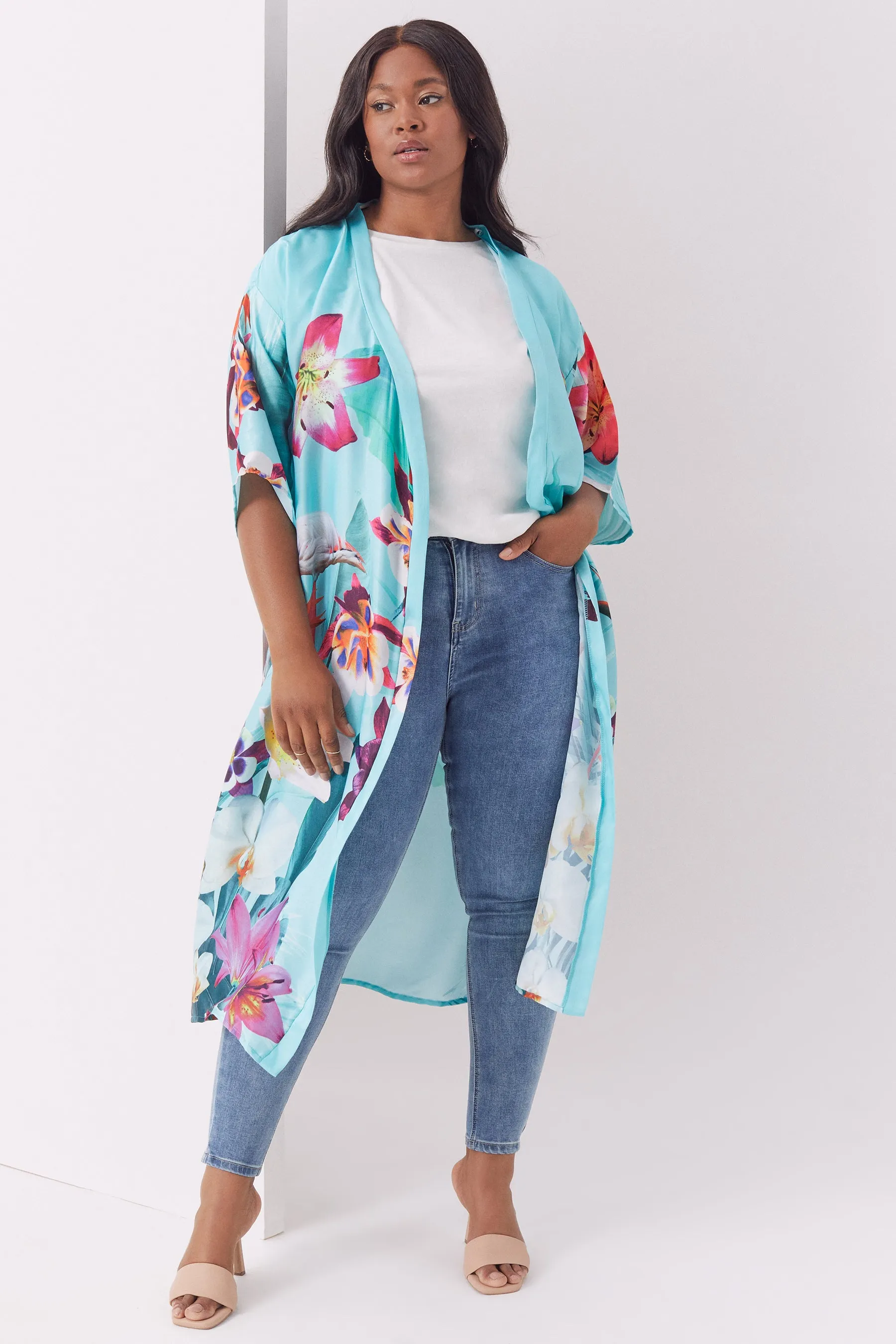 Miami Boudoir Wrap Duster Kimono